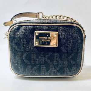 Michael Kors Brown Monogram Crossbody